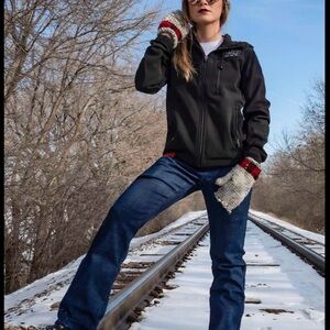 Cowgirl Tuff High Rise Jeans - Dark Blue